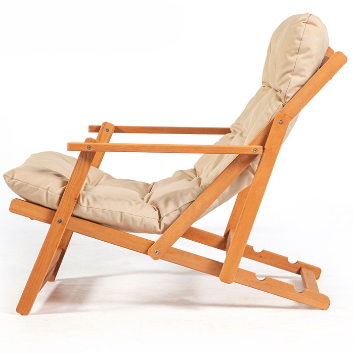 Hanah Home Silla de Jardín My008 Marrón y Crema Hanah Home Silla de Jardín My008 Marrón y Crema